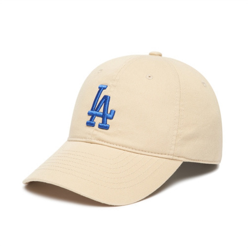 MLB N Cover Slider Baseball Caps Beige | Australia_MLB69460