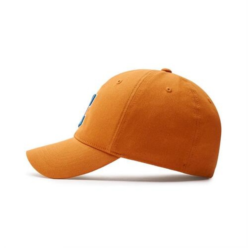 MLB New Fielder Unstructured Baseball Caps Orange | Australia_MLB65015