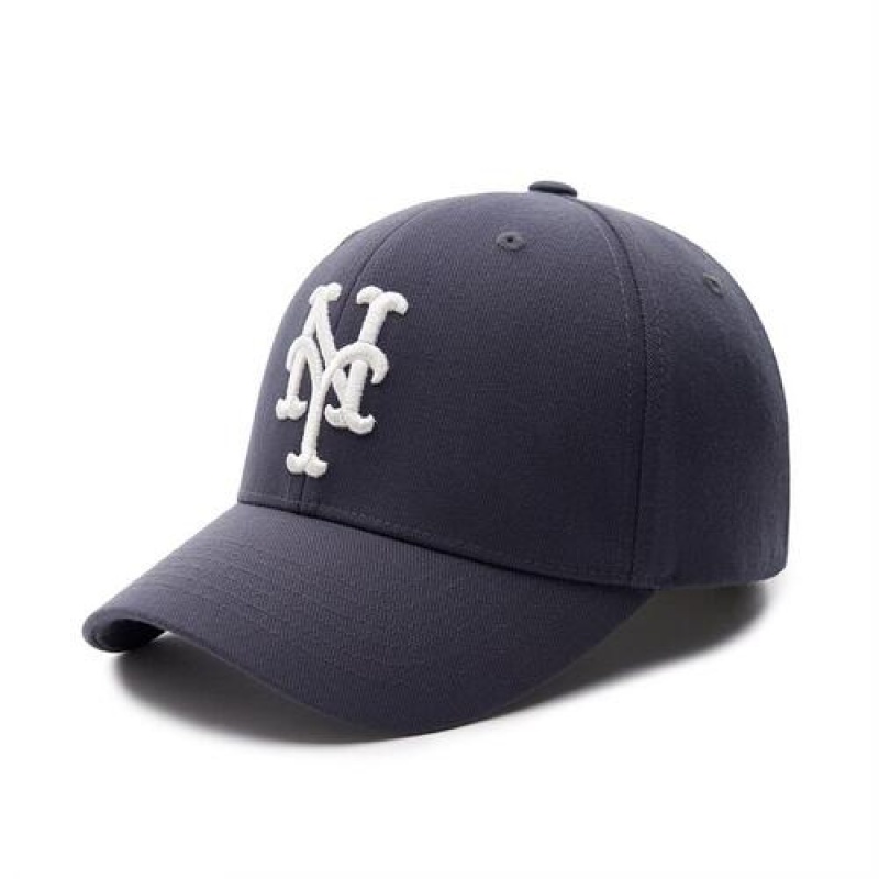 MLB New Fit Structured Baseball Caps Dark Grey | Australia_MLB83065