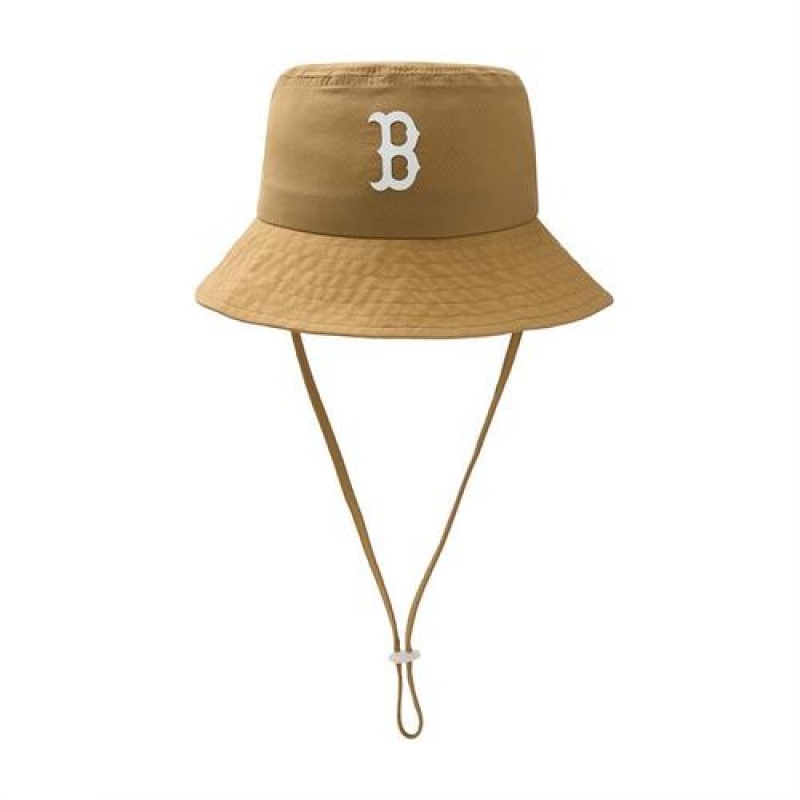 MLB Outdoor Sun Bucket Cap Yellow | Australia_MLB49019