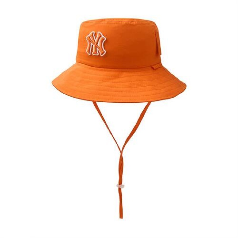 MLB Outdoor Wide Bucket Cap Orange | Australia_MLB61839