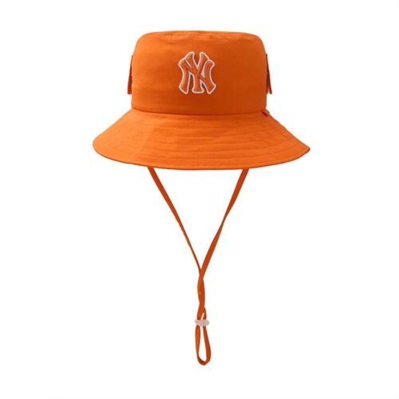 MLB Outdoor Wide Bucket Cap Orange | Australia_MLB61839