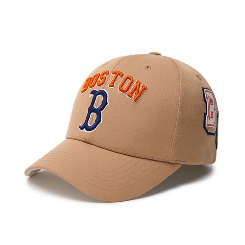 MLB Pop Varsity Structured Baseball Caps Beige | Australia_MLB40041