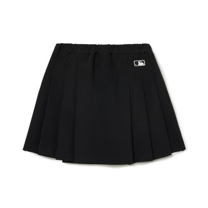 MLB Premium Basic Skirt Bottoms Black | Australia_MLB17654