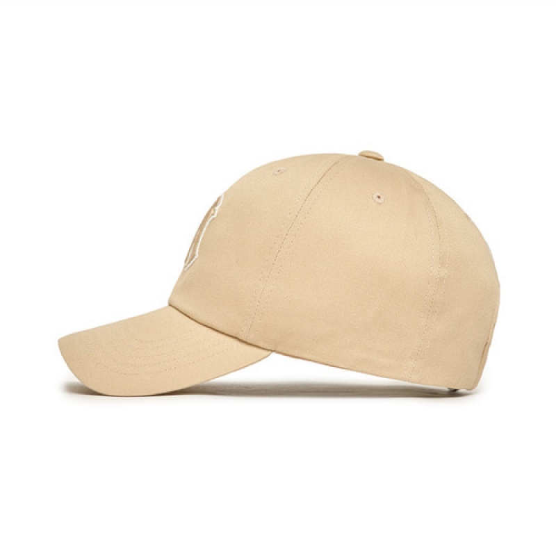 MLB Rookie Unstructured Baseball Caps Beige | Australia_MLB41858