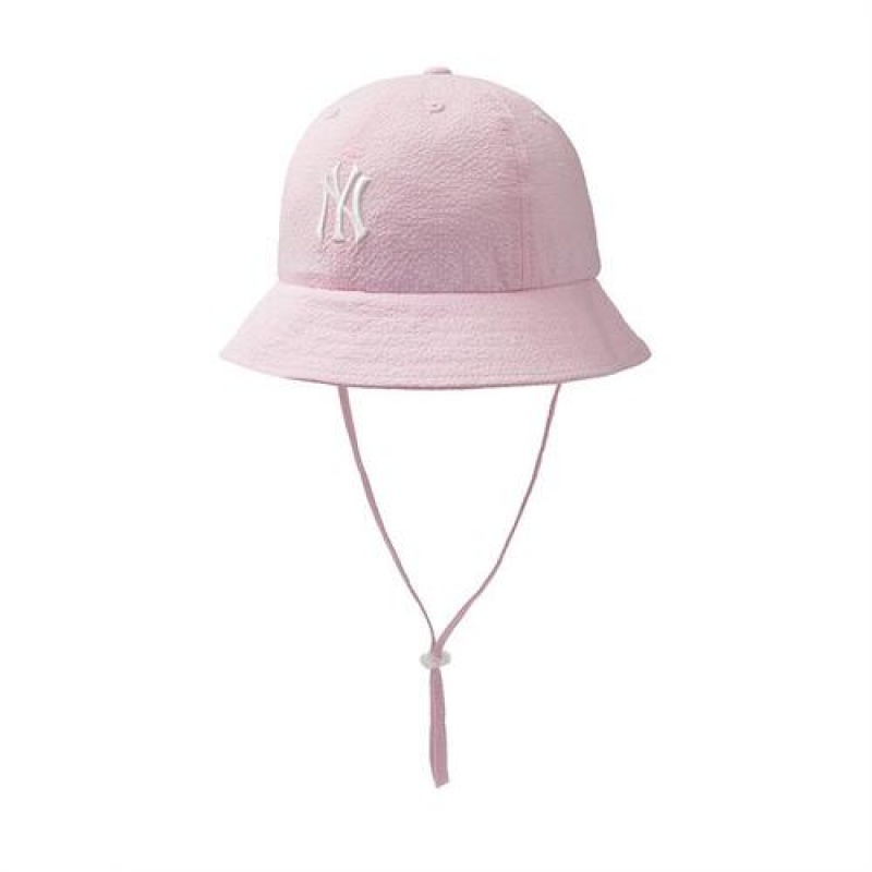 MLB Seersucker Dome Cap Pink | Australia_MLB98740