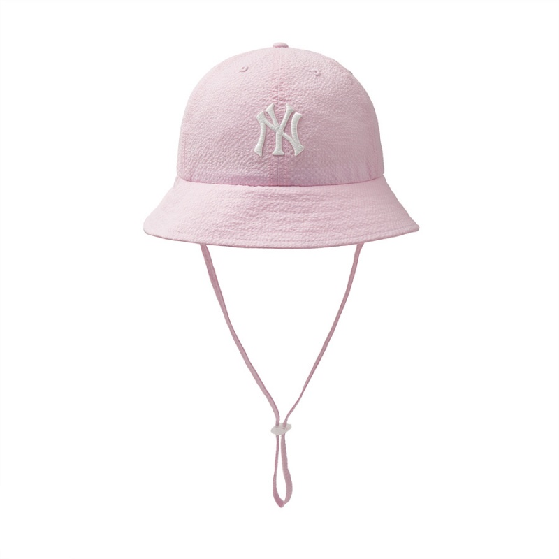 MLB Seersucker Dome Cap Pink | Australia_MLB98740