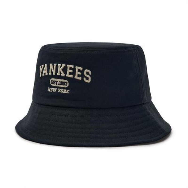 MLB Varisty Logo Bucket Cap Black | Australia_MLB63607