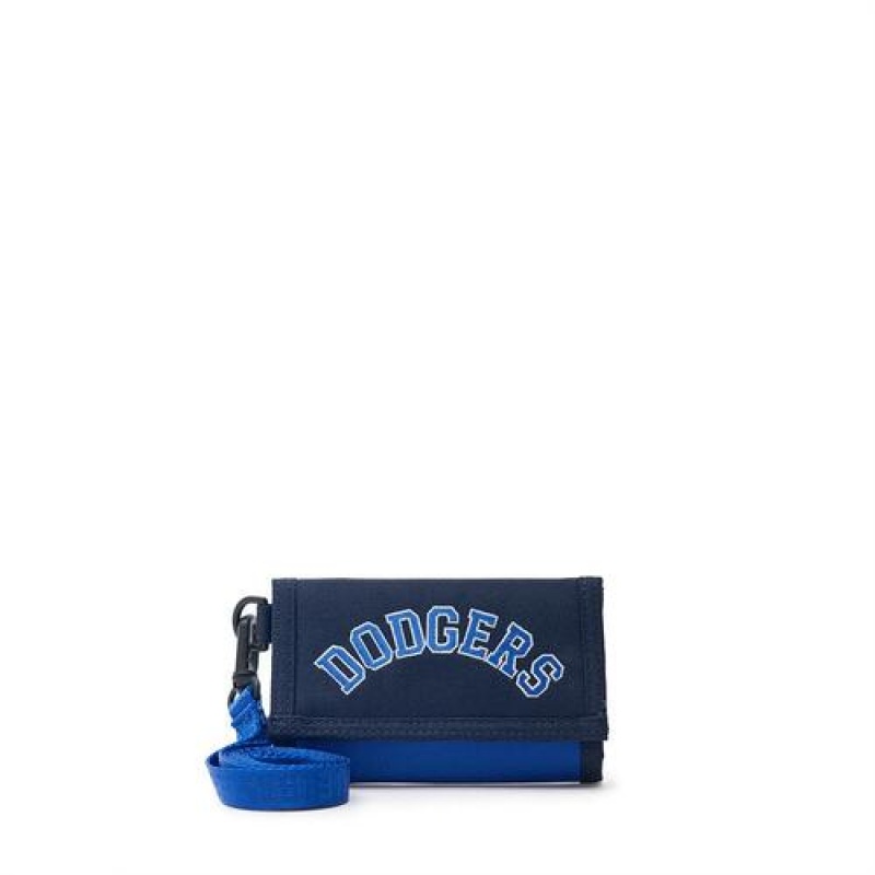 MLB Varsity Card Wallet Accessories Blue | Australia_MLB29056