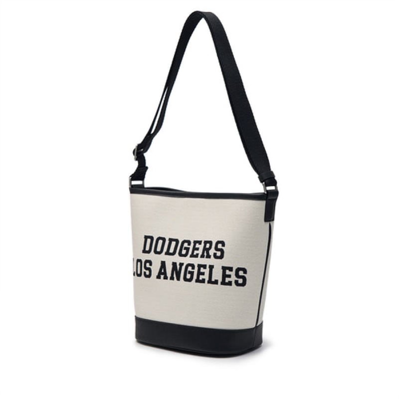 MLB Varsity Jacquard Canvas Crossbody Bags White | Australia_MLB17870