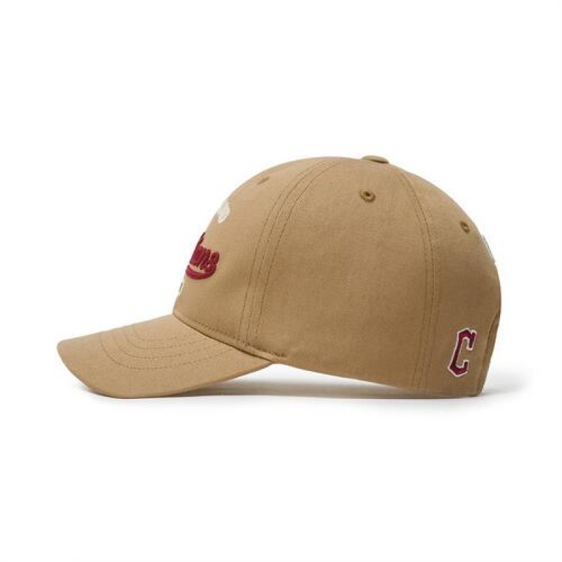 MLB Varsity Lettering Cap Beige | Australia_MLB96801