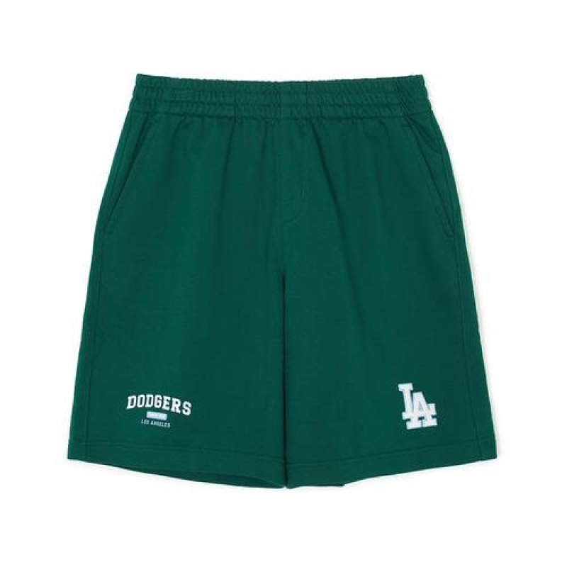 MLB Varsity Logo 9in Shorts Bottoms Green | Australia_MLB64296