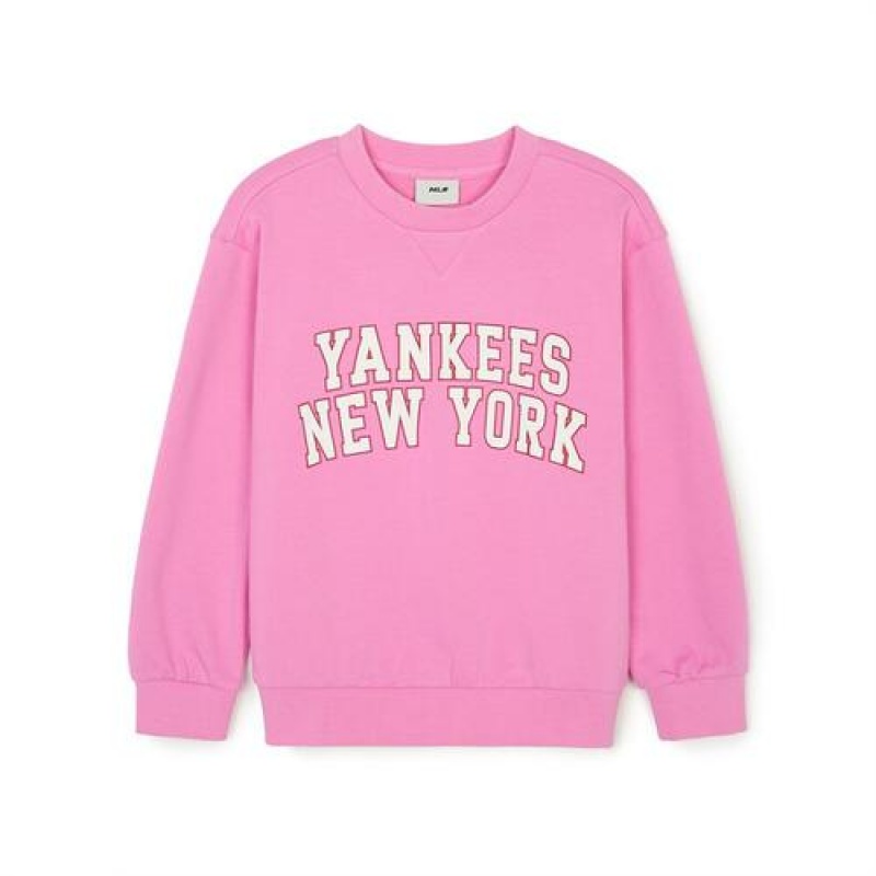 MLB Varsity Mtm Set Up Tops Pink | Australia_MLB38503