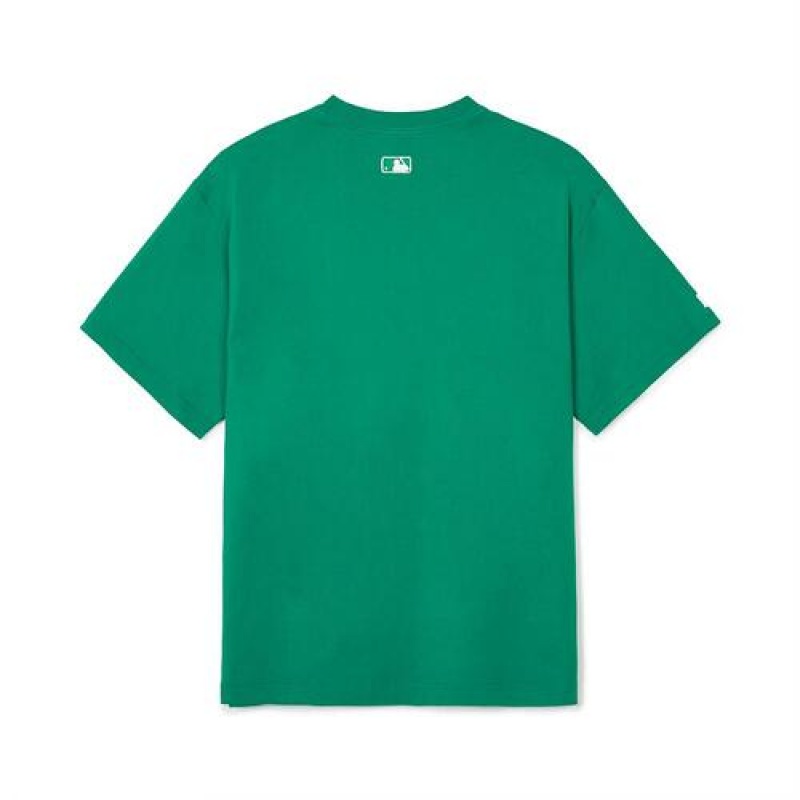 MLB Varsity Over Fit T Shirts Green | Australia_MLB22115