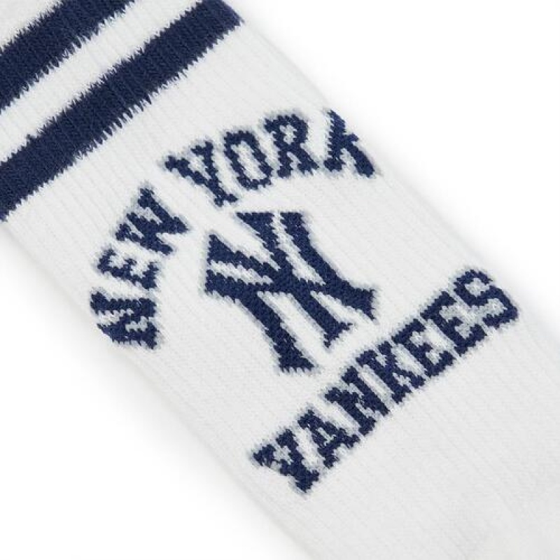 MLB Varsity Point Skate Socks Accessories Navy | Australia_MLB60656