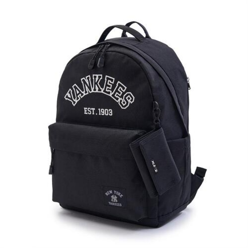 MLB Varsity School Bag Accessories Black | Australia_MLB96634