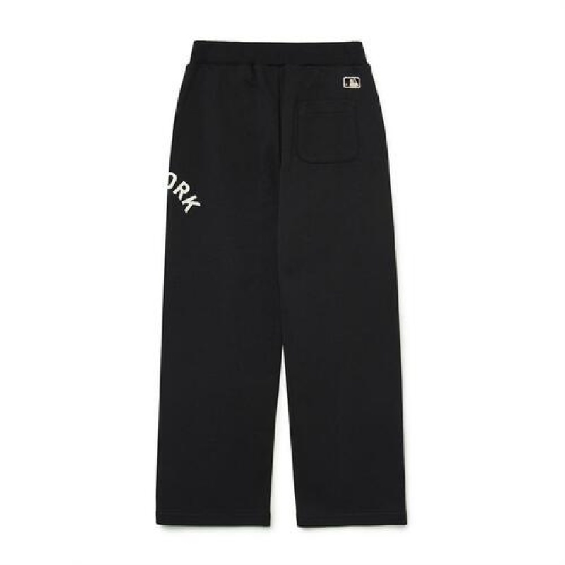 MLB Varsity Sweat Pants Bottoms Black | Australia_MLB10116