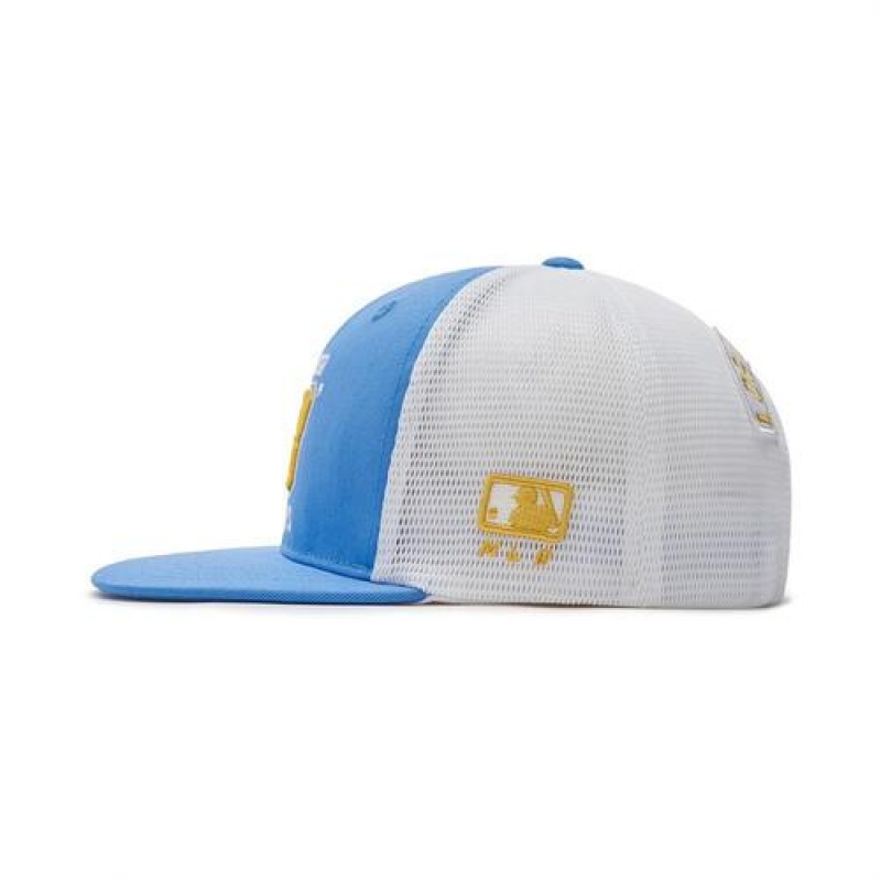 MLB Varsity Trucker Snapback Cap Blue | Australia_MLB53349