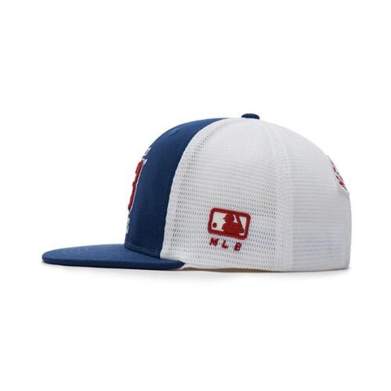 MLB Varsity Trucker Snapback Cap Navy | Australia_MLB28414