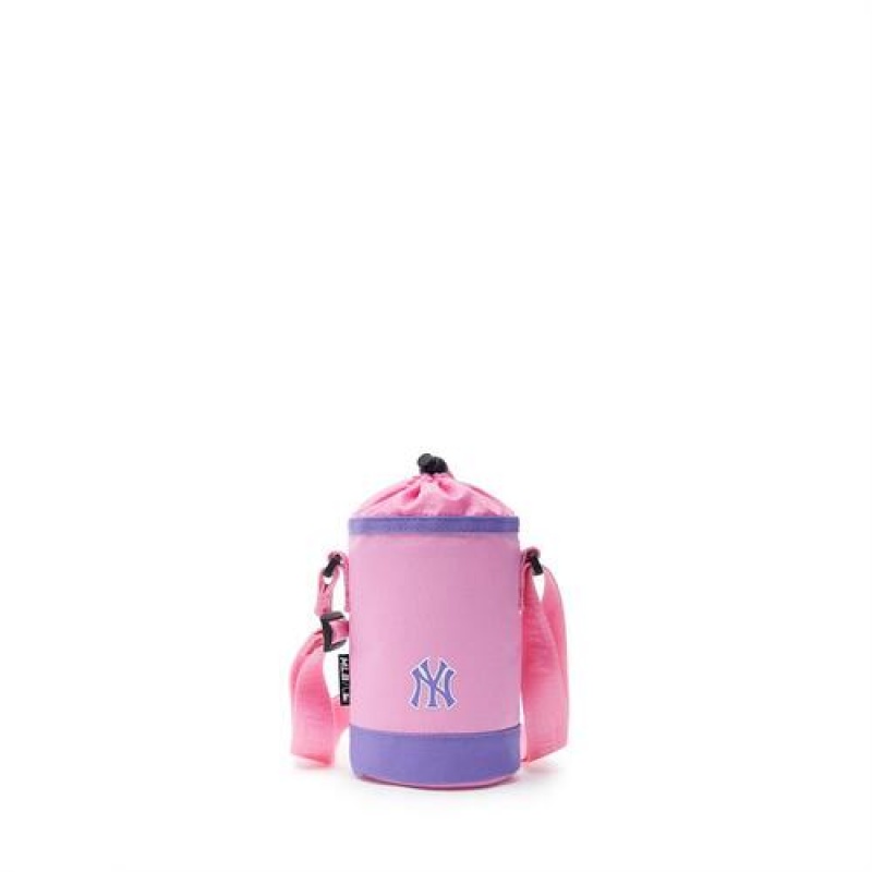 MLB Varsity Water Bottle Bag Accessories Pink | Australia_MLB32193