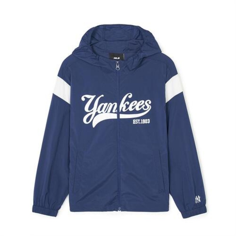 MLB Varsity Windbreaker Outerwear Navy | Australia_MLB81268