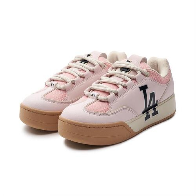 MLB Wide Los Angeles Dodgers Chunky Jogger Pink | Australia_MLB41198