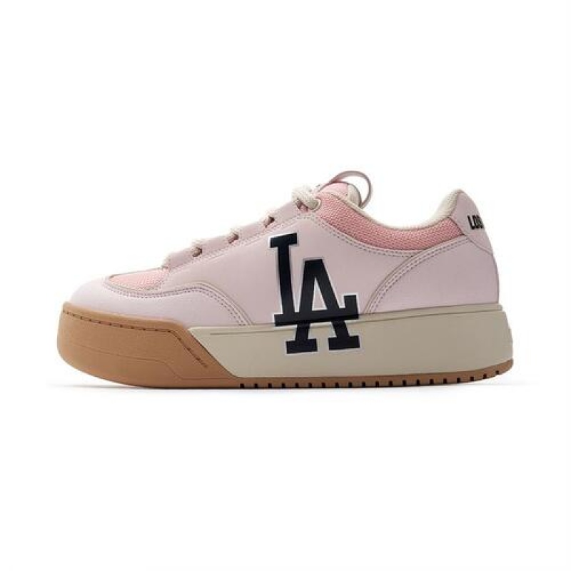 MLB Wide Los Angeles Dodgers Chunky Jogger Pink | Australia_MLB41198