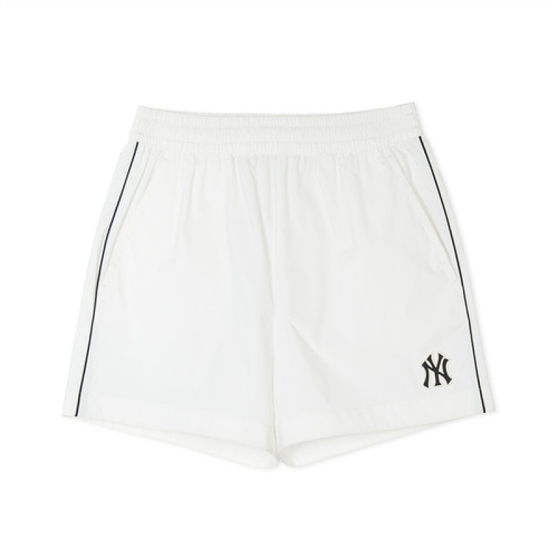 MLB Women`s Sportive Varsity 4in Woven Shorts Bottoms White | Australia_MLB16923