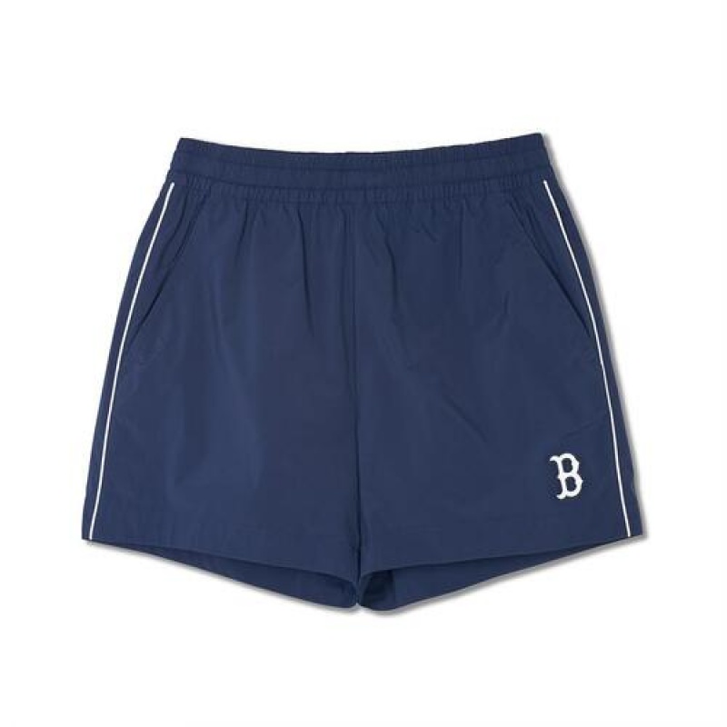 MLB Women`s Sportive Varsity 4in Woven Shorts Bottoms Blue | Australia_MLB47438