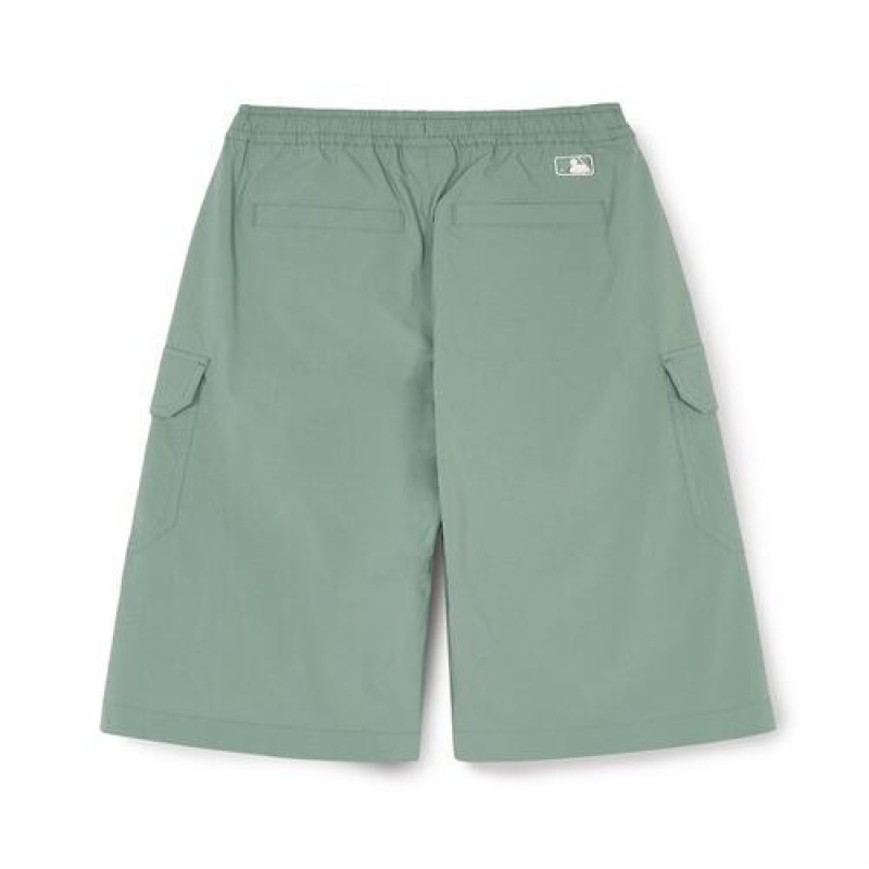 MLB Woven Cargo Pants Bottoms Green | Australia_MLB68341