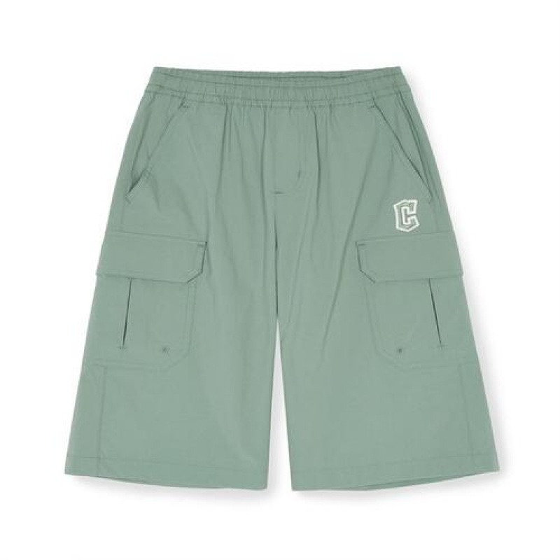 MLB Woven Cargo Pants Bottoms Green | Australia_MLB68341